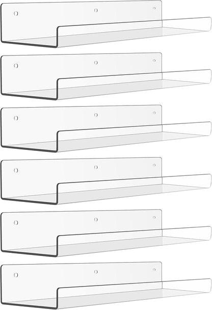 upsimples 6 Pack Acrylic Shelves by upsimples