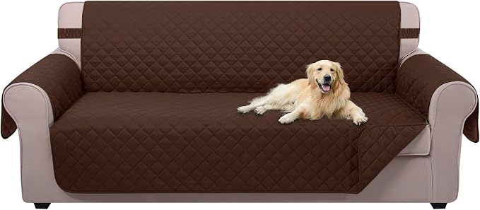 U-NICE HOME 4 Seater Sofa Cover 91''Large Couch Cover, Pet Friendly, Elastic by U-NICEHOME