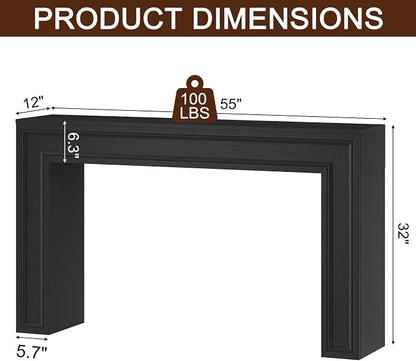 Rresyet 55 Inch Long Console Table, Sofa Table Behind Couch, Entryway Table - Image 2