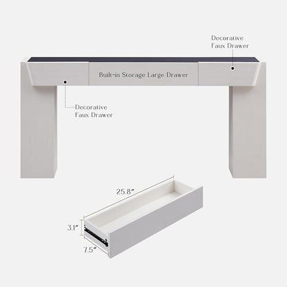 JXQTLINGMU 63" Modern Console Table - Image 2