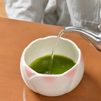 8 pieces Handmade Gift box set of ceramic matcha bowl, Japanese retro high appearance level tulip matcha bowl