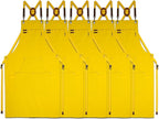 5 Pack Kitchen Apron, Work Apron, Canvas, Multiple Pockets, Gardening, Painting, BBQ, Artist, Carpenter, Sizes M to XXL, Yellow