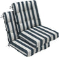 Outdoor Chair Cushions Set of 2, High Back Soft Seat Pad by zanwuhwyd