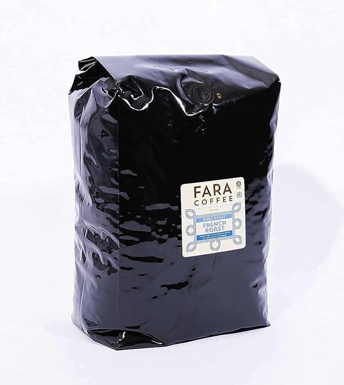 Fara Coffee, Whole Bean (French Roast (Dark), 5 Lb)