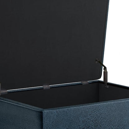 SIMPLIHOME Owen Coffee Table Storage Ottoman - Image 9
