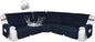 HDCAXKJ 100% Waterproof Reclining Sectional Couch Covers L Shape Recliner Sofa by HDCAXKJ
