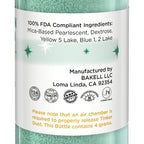 Bakell - Emerald Green Tinker Dust (4g, 1x Mini Spray Pump) Edible Glitter for Food, Desserts, and Beverages!