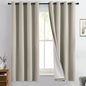 Yakamok Stone Blackout Curtains 63 Inches Long by Yakamok