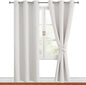 Blackout Curtains for Bedroom, 42 x 84 Inches Long, 2 Panels | Thermal by Hiasan