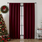 Simplebrand Ava Burgundy Blackout Curtains by Simplebrand