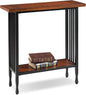 Ironcraft Solid Wood and Metal Console Table by LeickFurniture