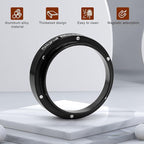 54mm Espresso Dosing Funnel: Coffee Dosing Funnel for Breville - 54mm Portafilter Funnel Magnetic Coffee Dosing Ring Aluminium Metal | Espresso Machine Accessories Bundle Including Espresso WDT Tool