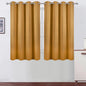 Mustard Yellow Thermal Blackout Curtains/52 x 54 Inch/Set of 2 Panels Room by Lemomo