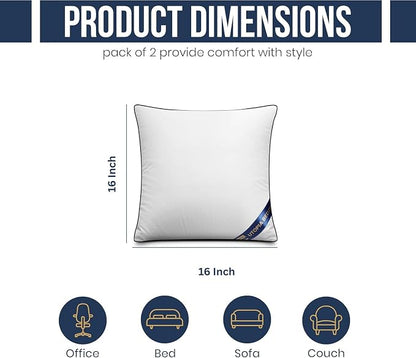 Utopia Bedding 16x16 Throw Pillow Inserts, Decorative Pillows, Plush & - Image 2