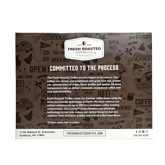 Fresh Roasted Coffee, Breakfast Blend, Light Roast, 72 Pods for K Cup Brewers