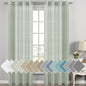 H.VERSAILTEX Linen Curtains Natural Linen Blended Curtain Panels by HVERSAILTEX