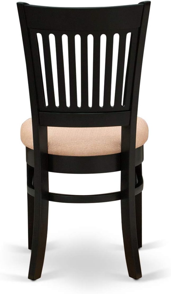 East West Furniture ANVA5-BLK-C 5 Piece Dining Room Furniture Set Includes a - Image 10