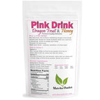 Pink Drink Powder Pitaya Dragon Fruit & Honey Refresher 12 oz Great For Loaded Tea Bubble Tea