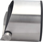 Espresso Knock Box, Stainless Steel Coffee Grounds Knock Box, With Removable Knock Bar and Non-Slip Rubber Base (Silver)