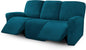 ULTICOR Velvet 8-Pieces Recliner Sofa Covers Stretch Reclining Couch Covers by ULTICOR