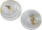 RAUVOLFIA 3 Pack 3 Tier Cupcake Stand, Plastic Tiered Serving Stand, Dessert Tray for Tea Party, Baby Shower and Wedding (Clear)