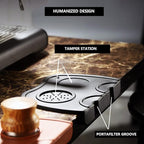 Coffee Tamper Mat Silicone Corner Tamping Mat (Large)