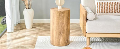 21.6''H Boho Cylinder Side Table - Image 9