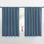 NICETOWN Blackout Curtains for Bedroom, Smoky Blue, 1 Pair, 70 by 63-inch by NICETOWN