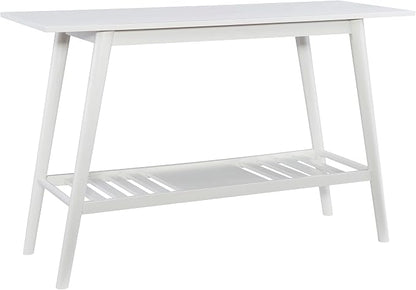 Linon Melissa White Mid Century Console Table by Linon