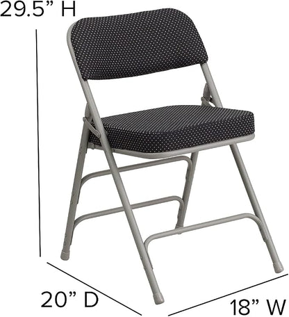Flash Furniture HERCULES Series Premium Curved Triple Braced & Double Hinged - Image 3
