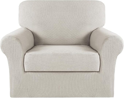 Turquoize 2 Piece Chair Covers Armchair Slipcovers by Turquoize