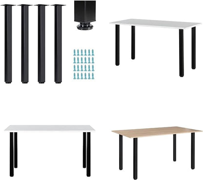 LCSDLHLSY 30 inch Adjustable Square Metal Table Legs, DIY Furniture Legs - Image 3