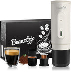H02 PRO Portable Electric Espresso Maker, Small Coffee Machine Compatible with Nespresso Capsule Original Pods & Ground Coffee, Mini Travel Size for Camping, Hiking, RV, Office, w/Gift Box