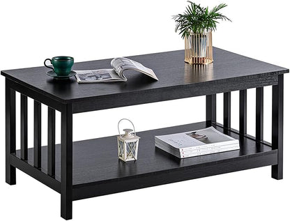 ChooChoo Mission Coffee Table, 40 Black - Image 8