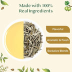 VAHDAM, Assorted White Tea Sampler Gift Set, Gluten Free, Non GMO - 4 Unblended White Loose Leaf Tea Sampler | Tea Variety Pack | Tea Gift Set, Gifts for Women & Men