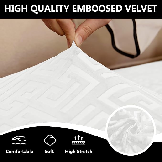 UNBBRRL 10 Pieces Stretch Sofa Cushion Covers - Image 5