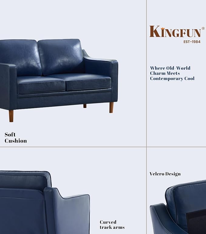 Kingfun Living Room Furniture Sets, 3 Seater Couch, Armchair and Loveseat - Image 4