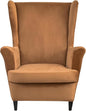KRFOONN Wingback Chair Cover Slipcovers 2 Piece Stretch Velvet Plush Wing Chair by KRFOONN