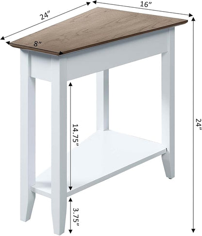 Convenience Concepts American Heritage Wedge End Table 24" - Image 3