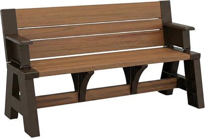 Convert-a-Bench Gen 1 2-in-1 Outdoor Convertible Bench to Picnic Table | by ConvertABench