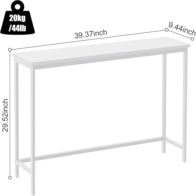 VASMIA Console Table, Entryway Table, Narrow Sofa Table, Living Room - Image 3