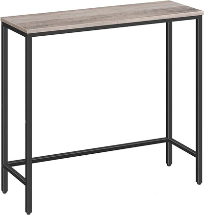 HOOBRO Narrow Console Table, 29.5" Small Entryway Table, Thin Sofa Table by HOOBRO