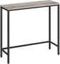 HOOBRO Narrow Console Table, 29.5" Small Entryway Table, Thin Sofa Table by HOOBRO