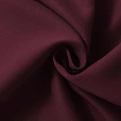 RV Blackout Curtains for Bedroom 52 x 36 Inch Long Burgundy 2 Panel | Thermal - Image 8