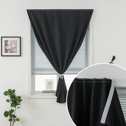 Adhesive Blackout Curtains- Self Stick Shades Window Blinds Curtains No Rod - Image 5