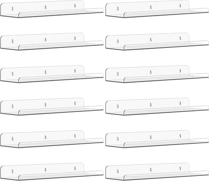 Qukaka Floating Shelves for Wall Decor, Living Room, Bathroom Decor, Nail by QukakaHomeCare