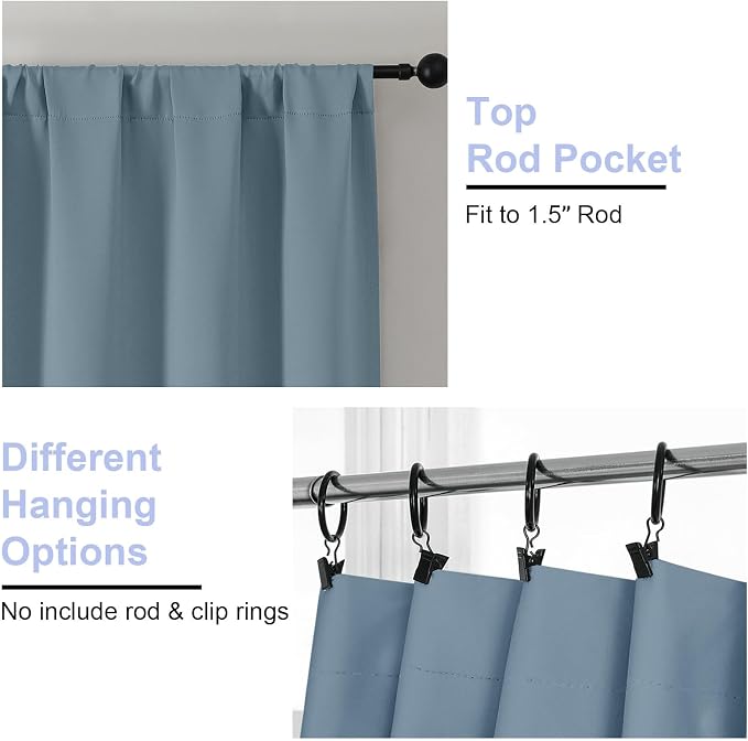 Simplebrand Blackout Extra 10ft Curtains - Image 4