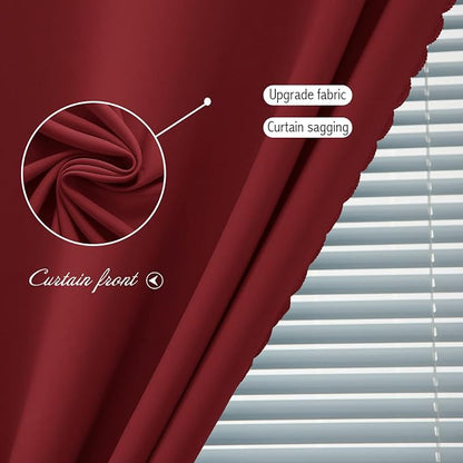 Self Adhesive Curtains, Stick Curtain Blackout Shades Window Cover Curtains - Image 6