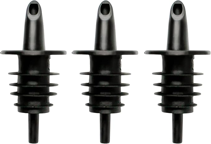 Hawaiian Shaved Ice Syrup Precise Control Bottle Pourers - Professional Pour Spouts for Snow Cone & Drink Flavors (3-Pack)
