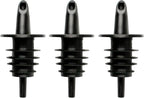Hawaiian Shaved Ice Syrup Precise Control Bottle Pourers - Professional Pour Spouts for Snow Cone & Drink Flavors (3-Pack)